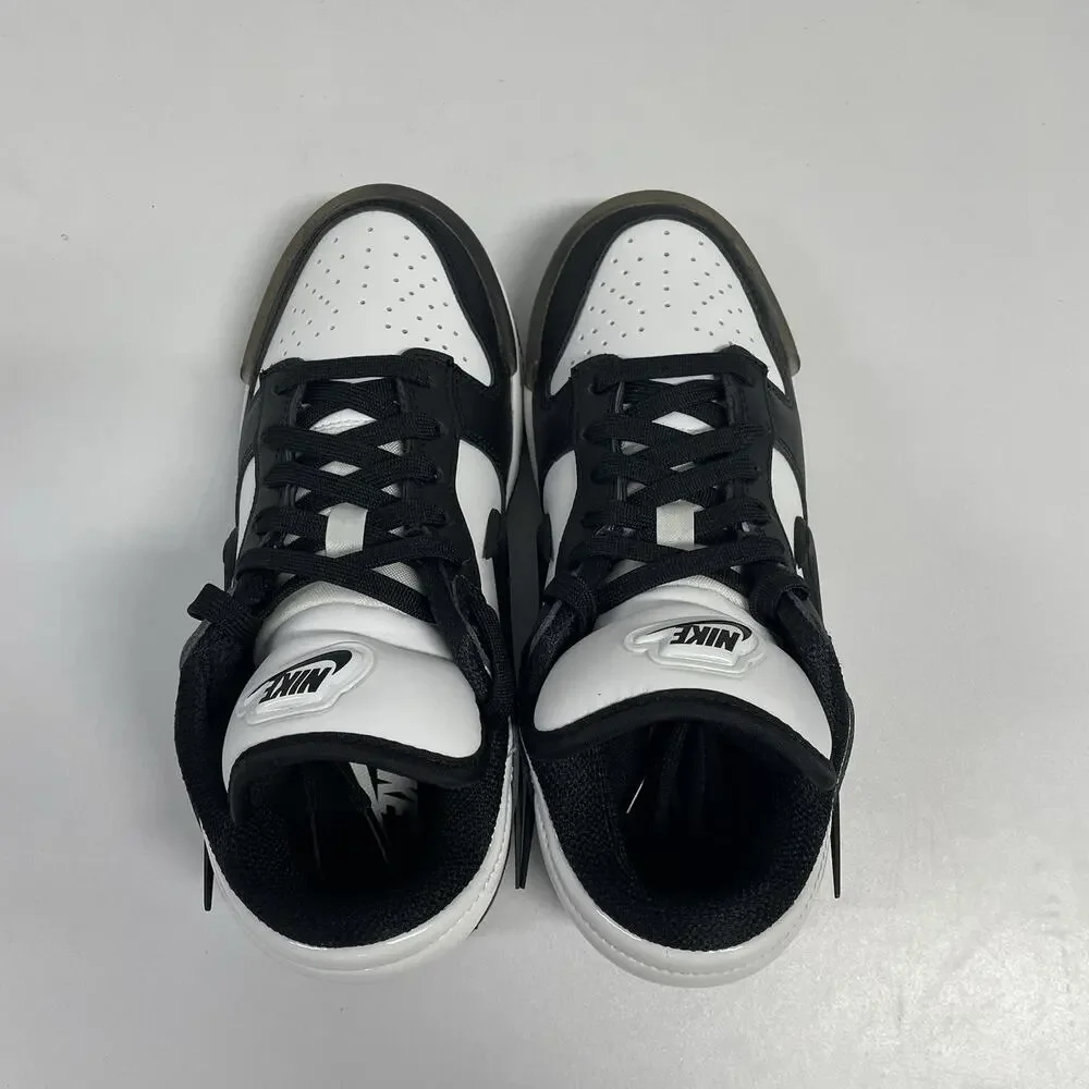 Nike Wmns Dunk Low Twist Panda DZ2794 001 Size 5 Women Black White Leather Shoe